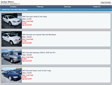 Tablet Screenshot of anchormotorsales.com